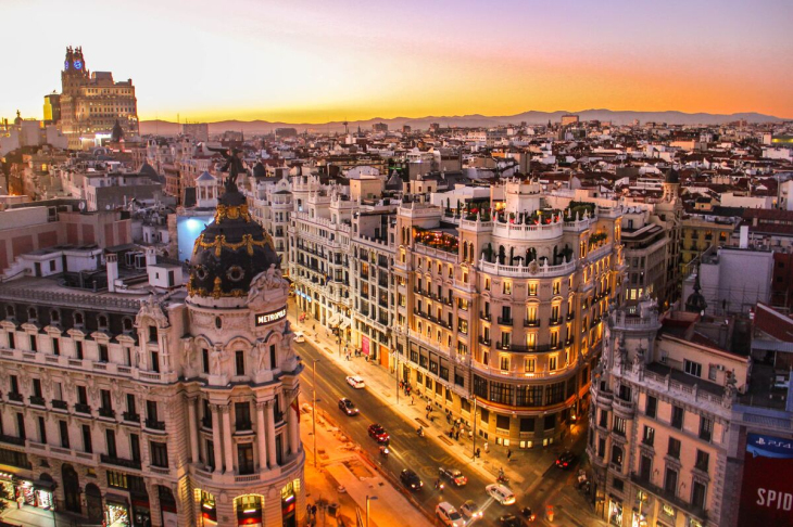 Puesta de sol en Madrid | Blog The Principal